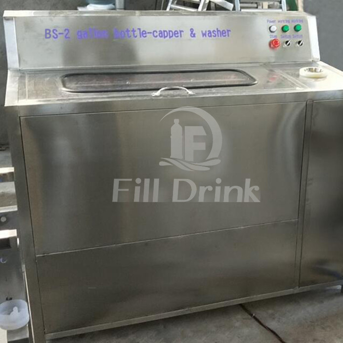 Het semi Automatische 5 Gallonwater het Vullen Vat Rinser van de Machinewasmachine met Binnenborstel