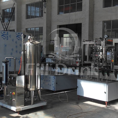 Gespleten Type Sprankelende Drank het Vullen Machine SUS304 Monoblock het Vullen Machine