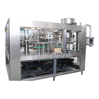 HUISDIERENfles Sprankelende Drank het Vullen Machine 3 in 1 Vloeibare het Vullen van Monoblock Machine